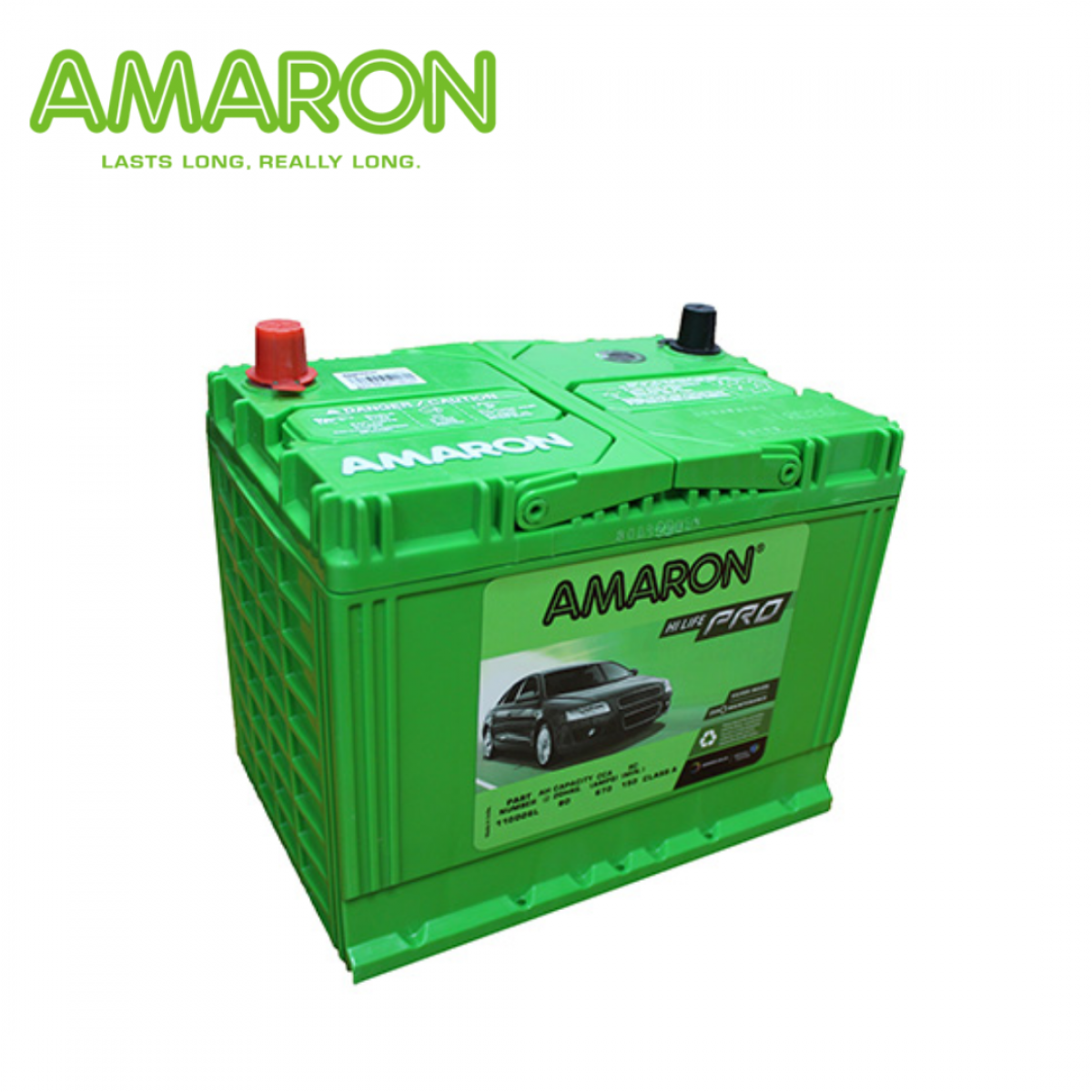 Amaron Hi Life Pro 110D26L 80Ah Car Battery